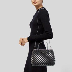 Kate Spade New York Loden- Black/White Polka Dot Bag